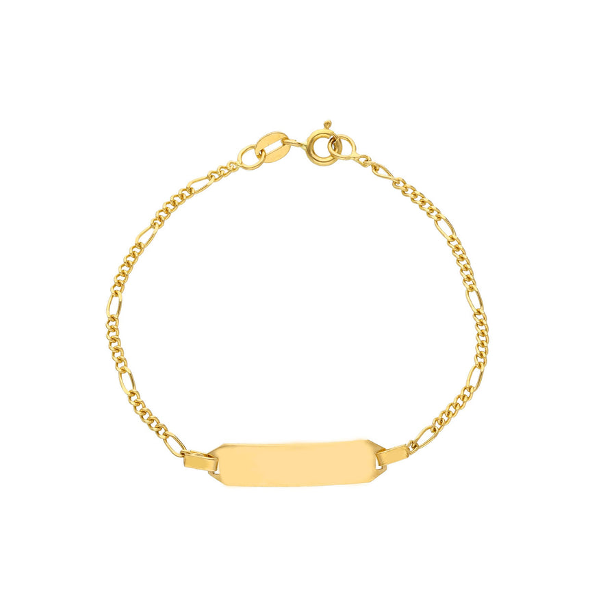 18kt Yellow Gold Italian Made Baby Bracelet (2.55g)