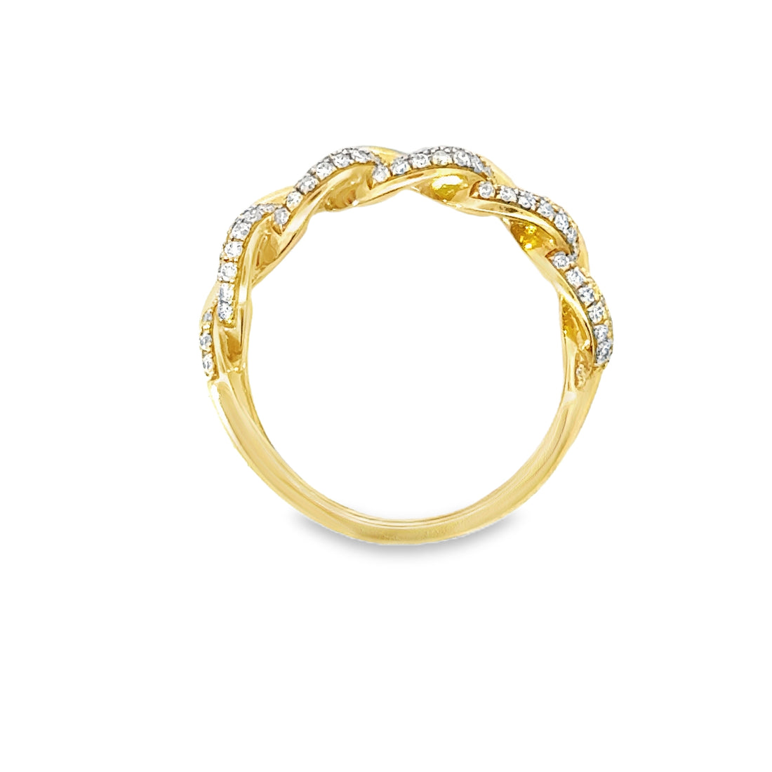 18kt Yellow Gold Natural Diamond Ring (0.46ct)