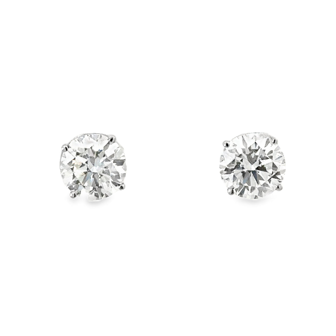 14kt White Gold Lab-Grown Diamond Stud Earrings (2.48ct)