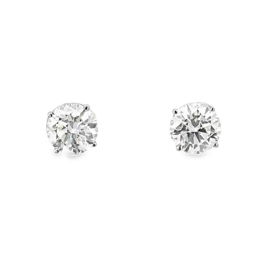 14kt White Gold Lab-Grown Diamond Stud Earrings (2.48ct)