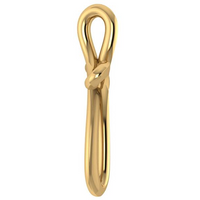 14kt Yellow Gold Ribbon Cross Pendant (1.4g)