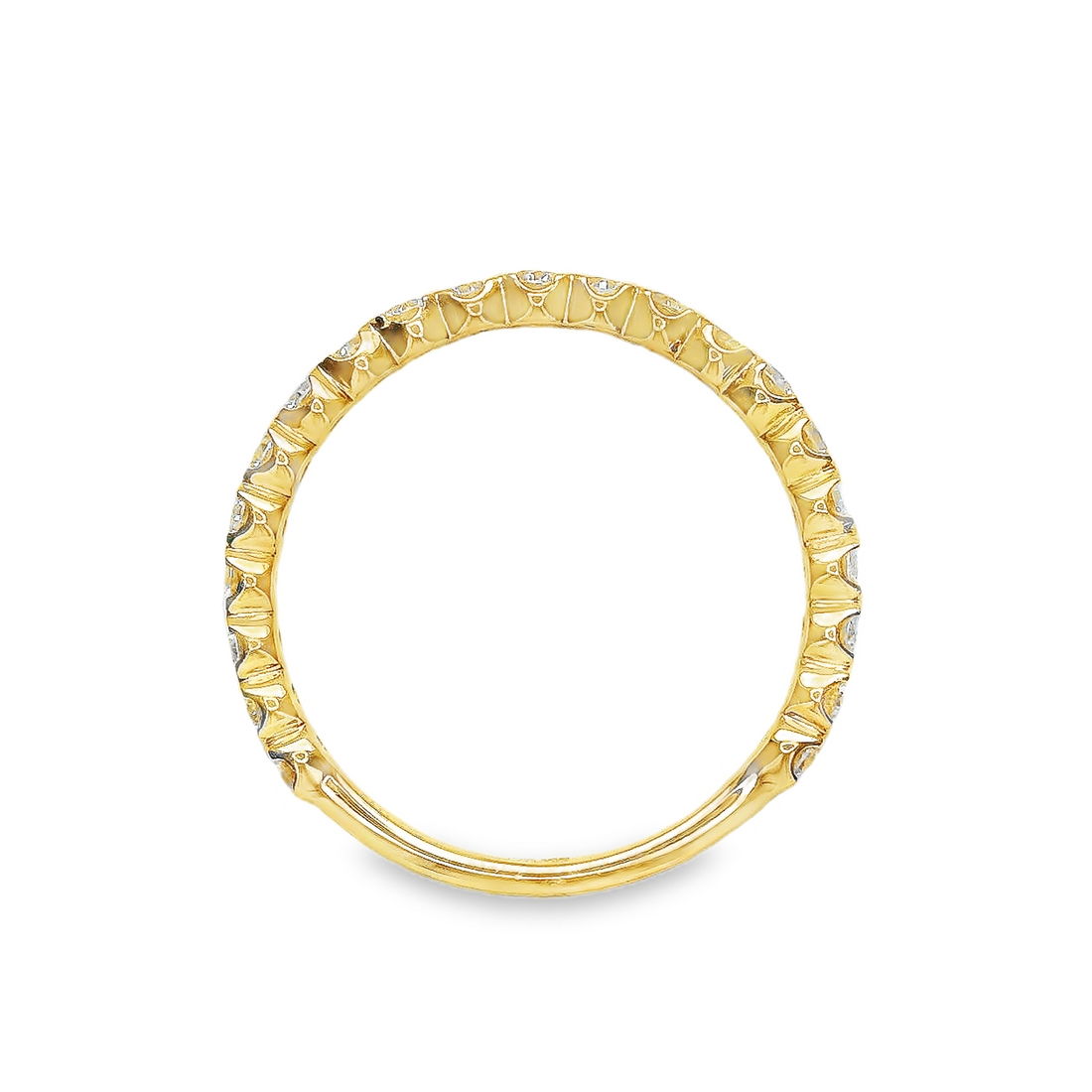 14kt Yellow Gold Lab-Grown Round Diamond Wedding Ring (.63ct)