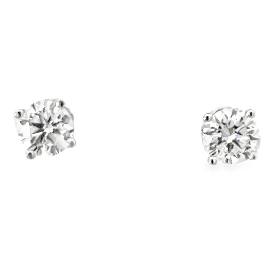 14kt White Gold Lab-Grown Diamond Stud Earrings (.94ct)