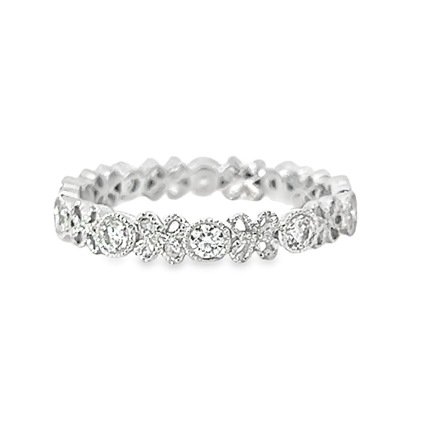 18kt White Gold Diamond Eternity Ring (0.41ct)