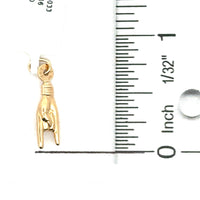 14kt Yellow Gold Italian Made Good Luck Charm (.41g)