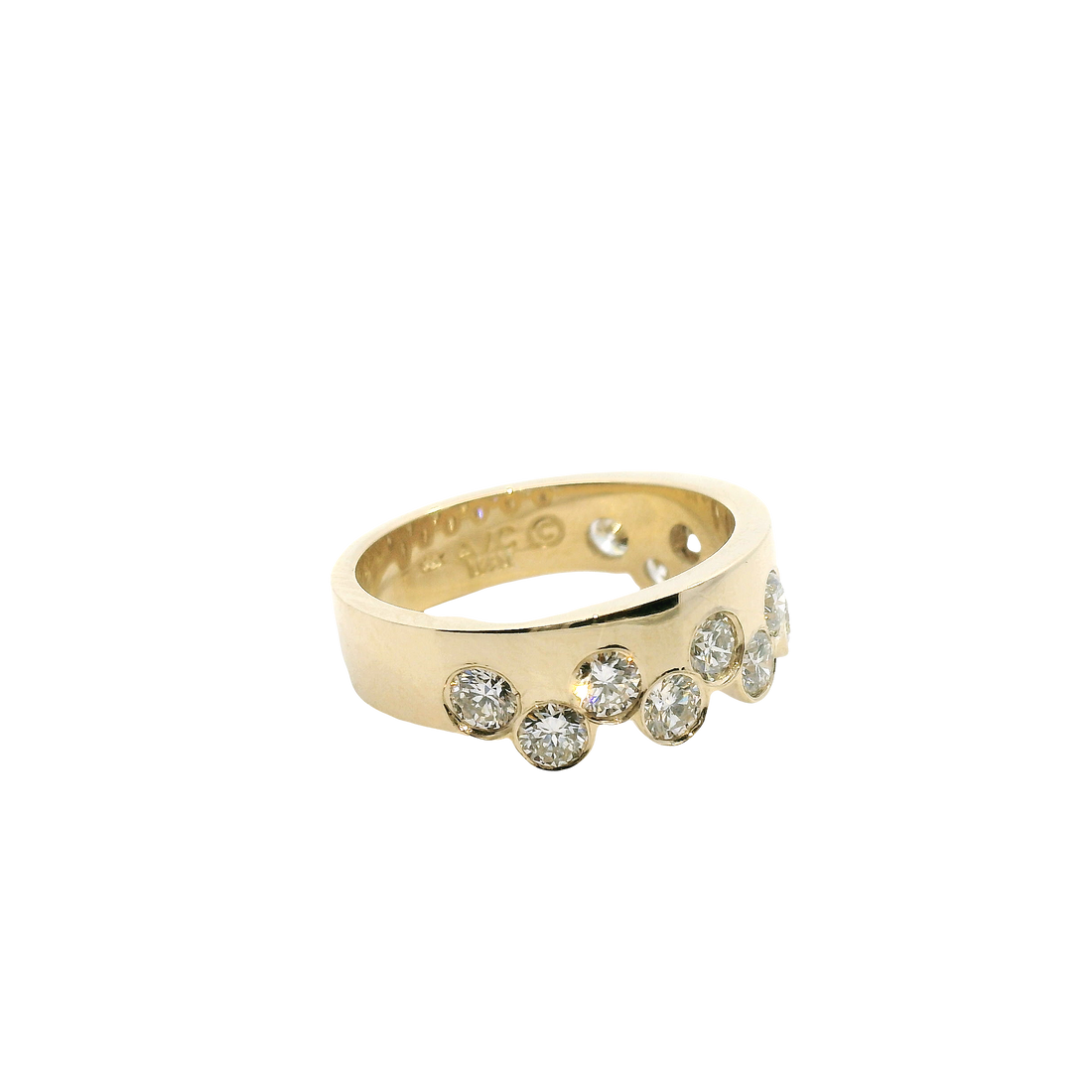 Diamond Wedding Bands  -  Women