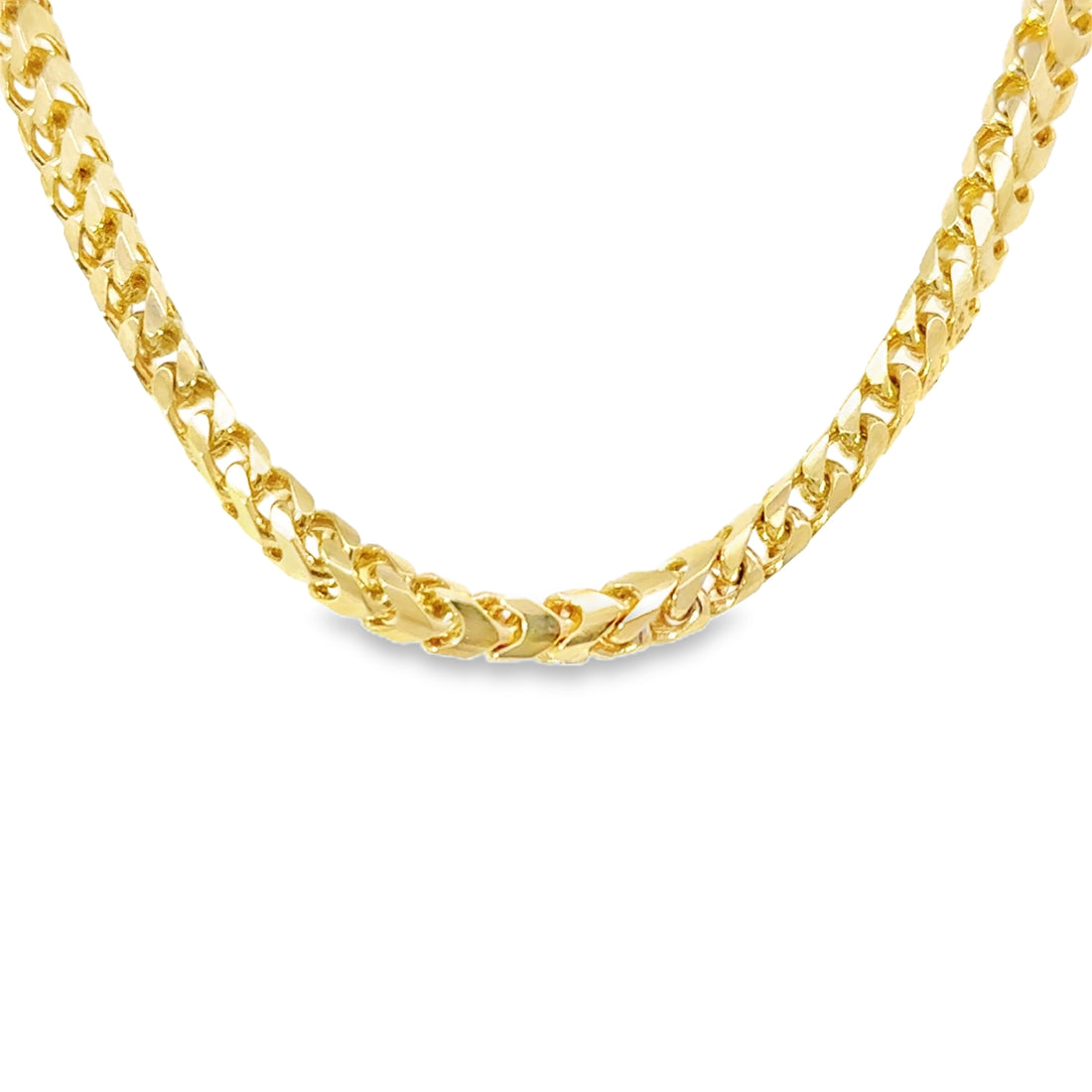 14K Yellow Gold 24" 3mm Franco Chain (34.5g)