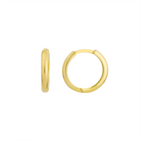 14kt Yellow Gold Small Hoop Earrings (1.3g)