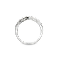 18kt White Gold Natural Round Diamond Wedding Ring (.41ct)