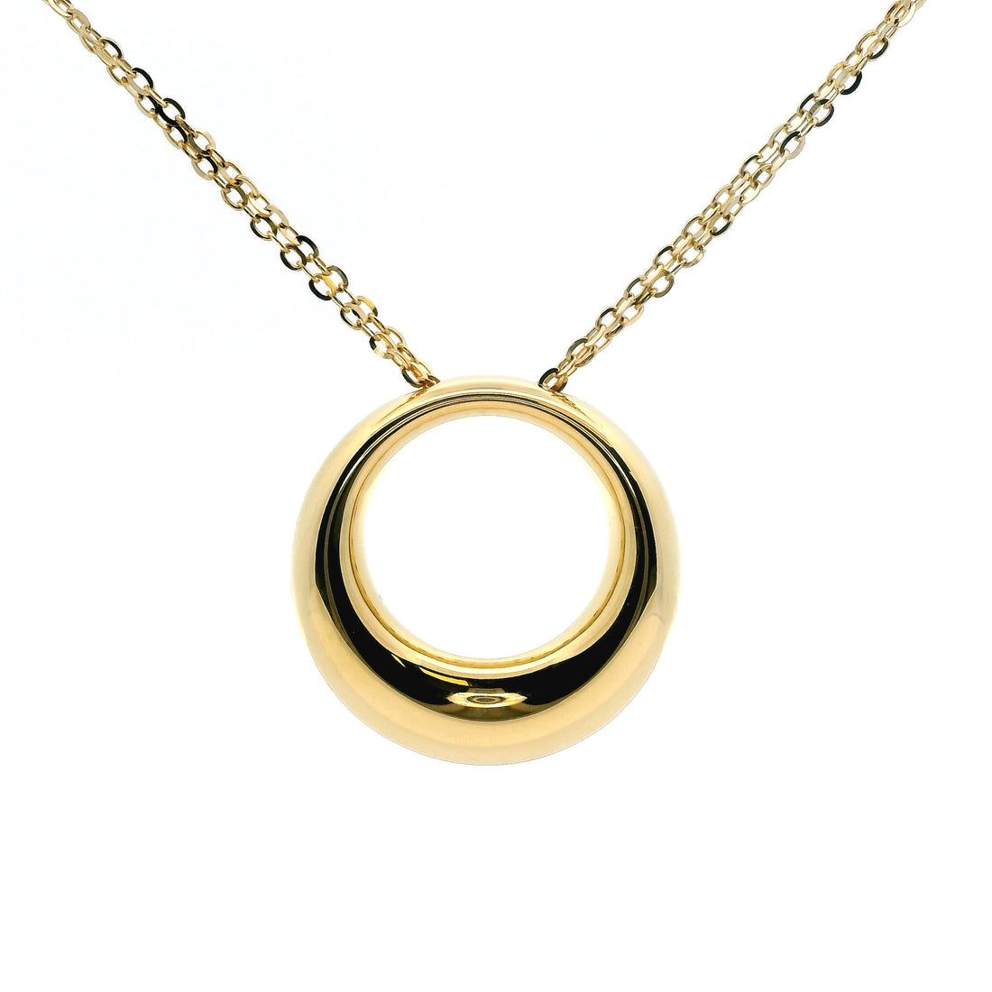 18kt Yellow Gold Italian Made Fashion Necklace (9.8g)
