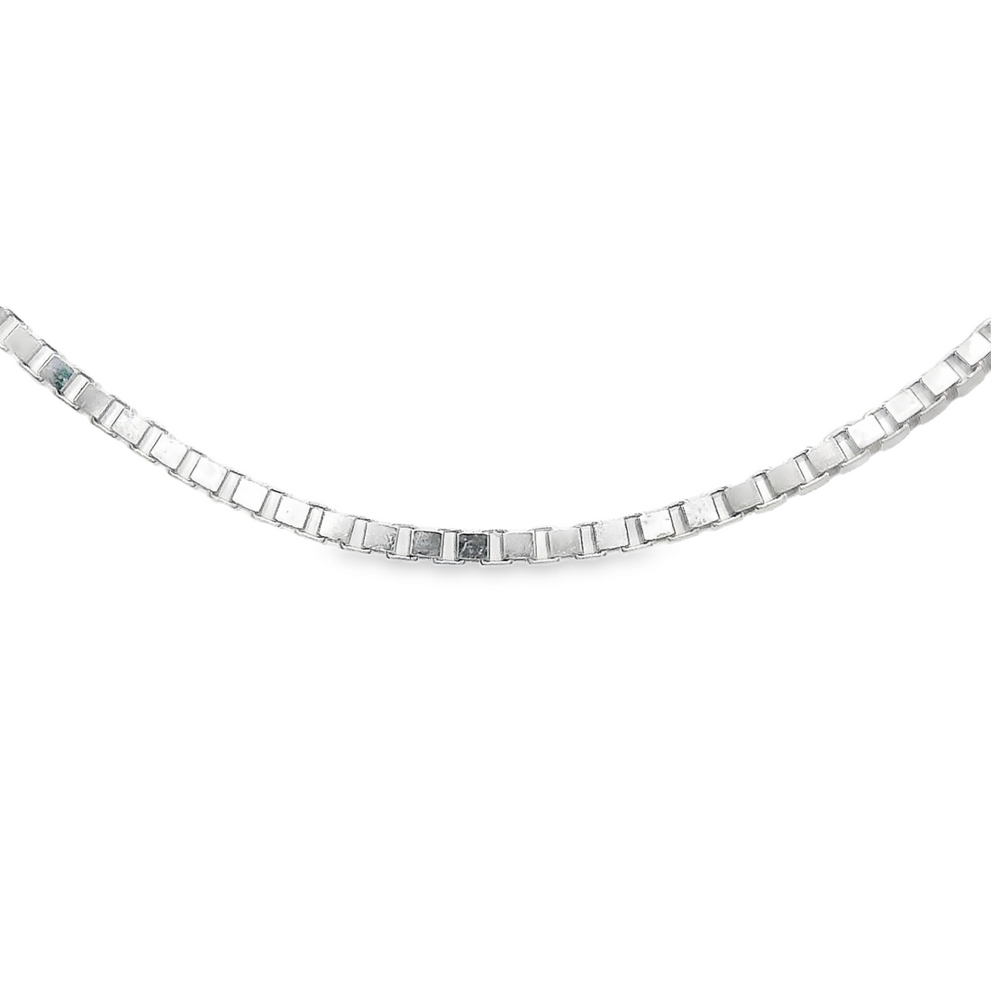 14kt White Gold 20" .7mm Box Chan (2.3g)