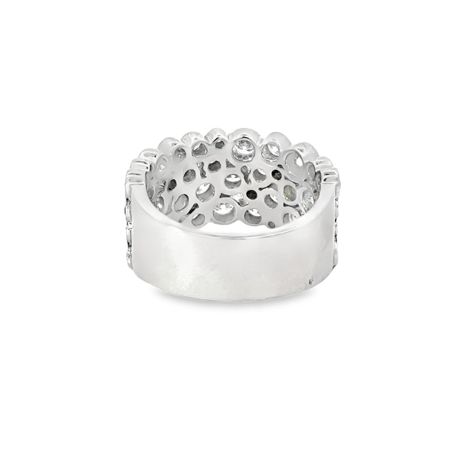 18kt White Gold Natural Diamond Free Form Ring (1.72ct)