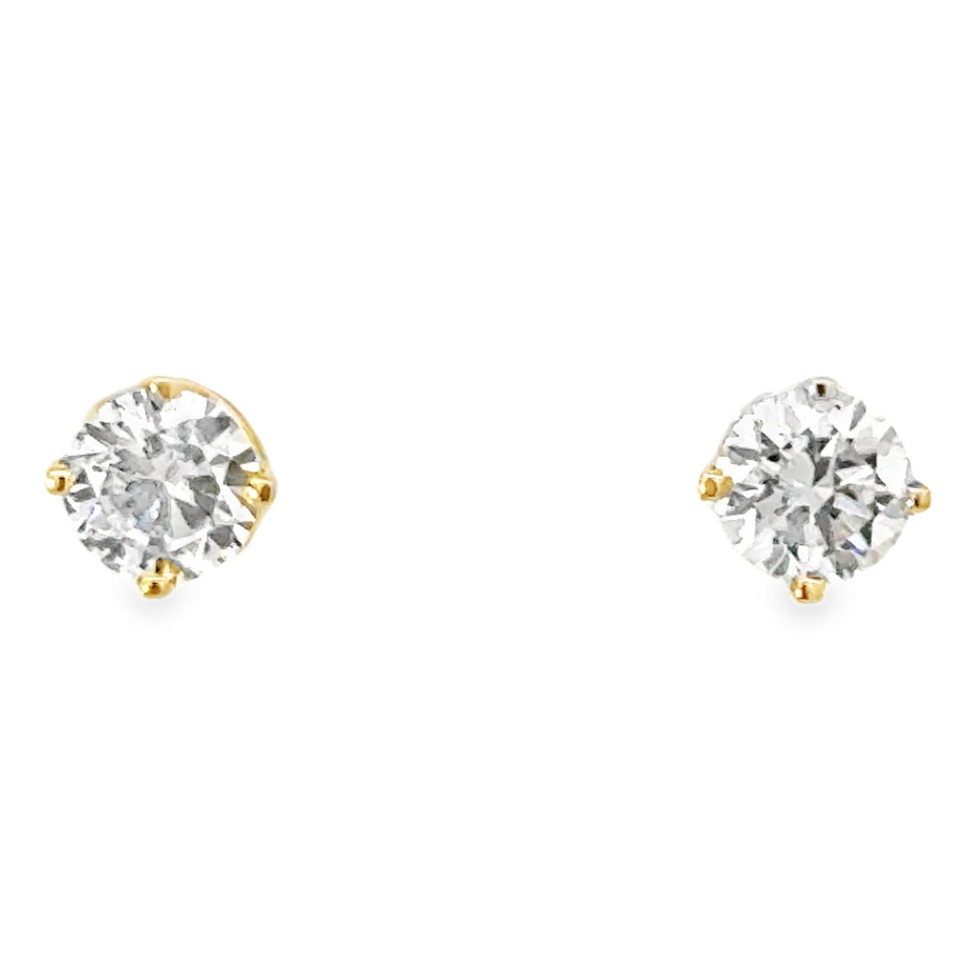 14kt Yellow Gold Lab-Grown Diamond Stud Earrings (1.01ct)