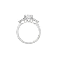 18kt White Gold 3-Stone Diamond Engagement Ring (2.68ct)