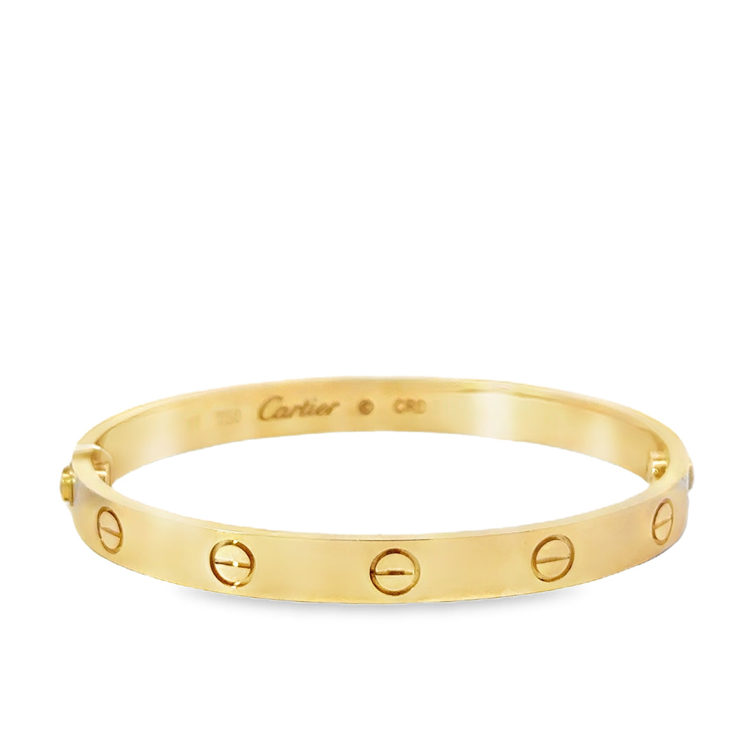 Cartier 18K Yellow Gold 6mm Bangle (28g)