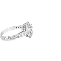 18K White Gold Lab-Grown Round Diamond Engagement Ring (1.58ct)