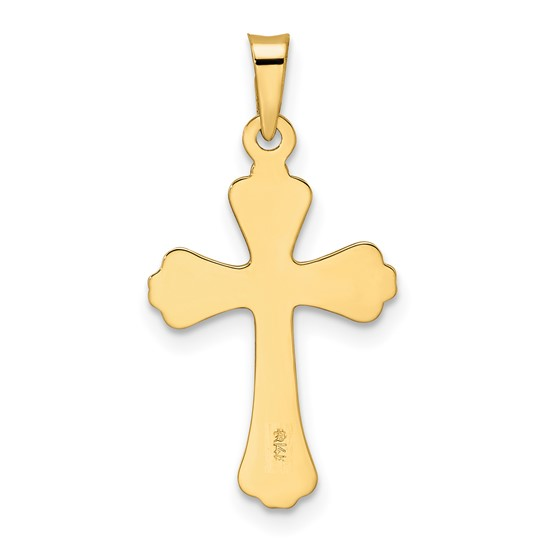 14kt Yellow Gold Ornate Cross Pendant (.90g)