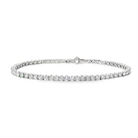 14K White Gold 7" Lab-Grown Diamond Tennis Bracelet (4.03ct)