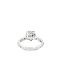 18kt White Gold Lab-Grown Round Diamond Engagement Ring (2ct)