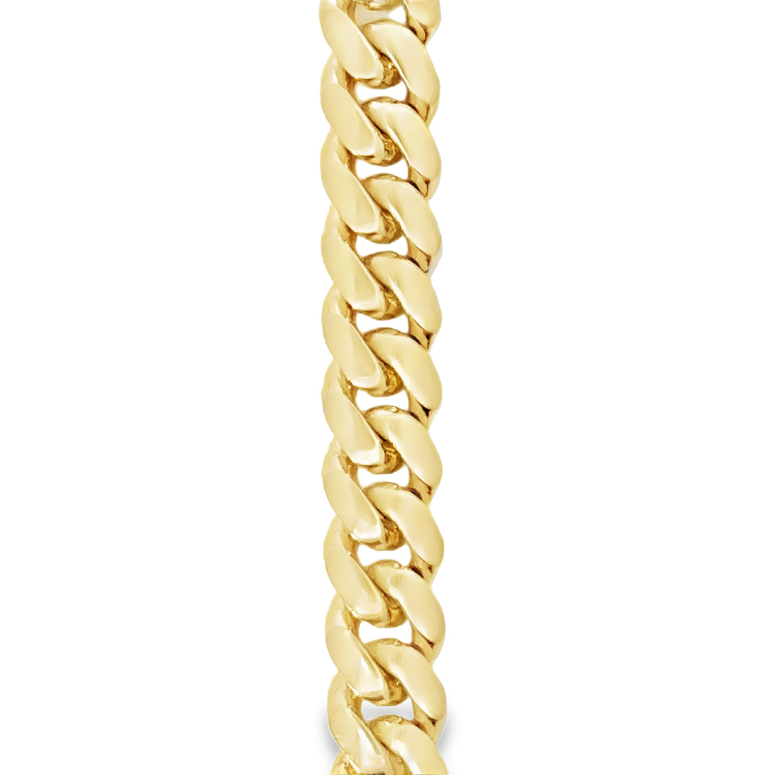 14kt Yellow Gold 24" 7mm Italian Made Cuban Link Chain (89.6g)
