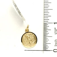 18kt Yellow Gold 15mm Italian Made St. Michael Medal (2.7g)