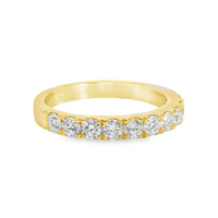 18kt White Gold Natural Round Diamond Prong Set Ring (1.27ct)