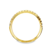 18kt Yellow Gold Natural Round Diamond Wedding Ring (.32ct)