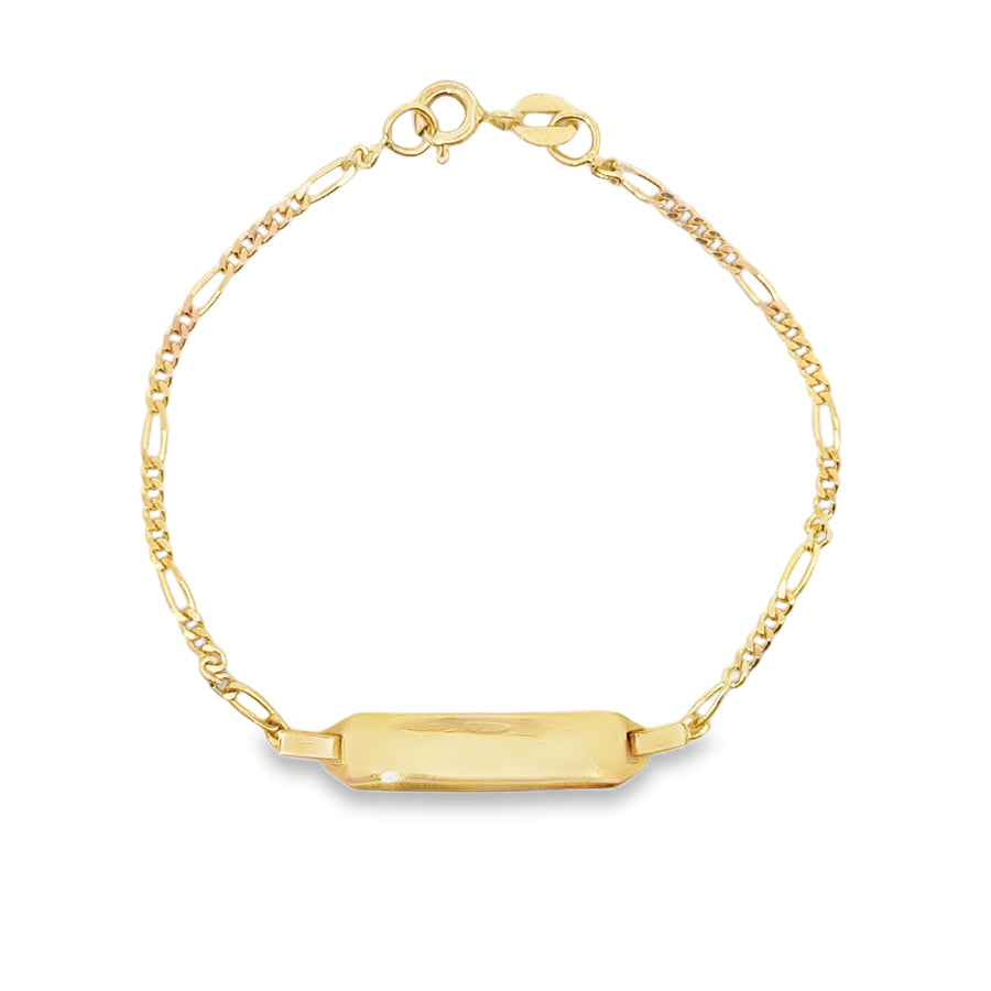 18kt Yellow Gold Italian Made Baby Bracelet (2.55g)