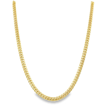 14kt Yellow Gold 4.0mm 24" Cuban Chain (30.5g)