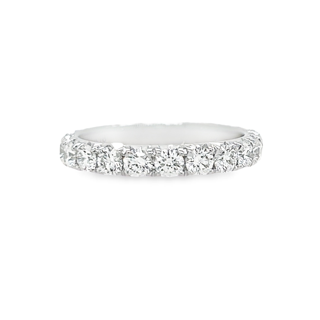 18K White Gold Diamond Wedding Ring