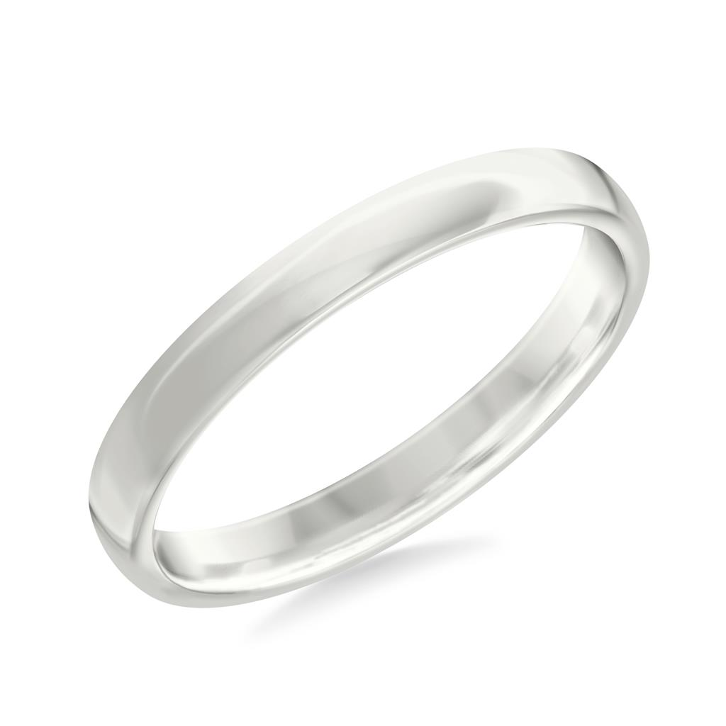 Precious Metal (No Stones) Wedding Band
