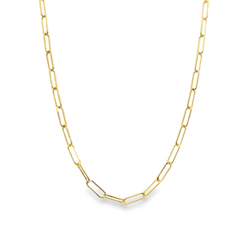 14kt Yellow Gold 18" 2.1mm Paperclip Chain (2.9g)