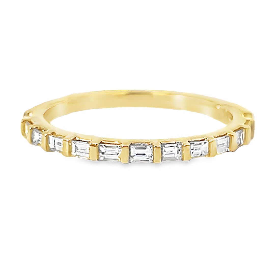 18kt Yellow Gold Diamond Channel Set Wedding Ring (0.36ct)