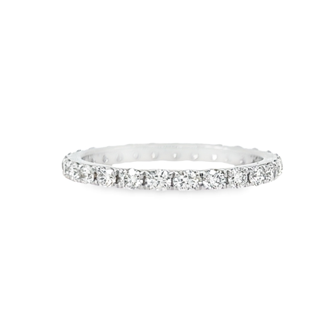 18kt White Gold Diamond Eternity Wedding Ring (0.95ct)