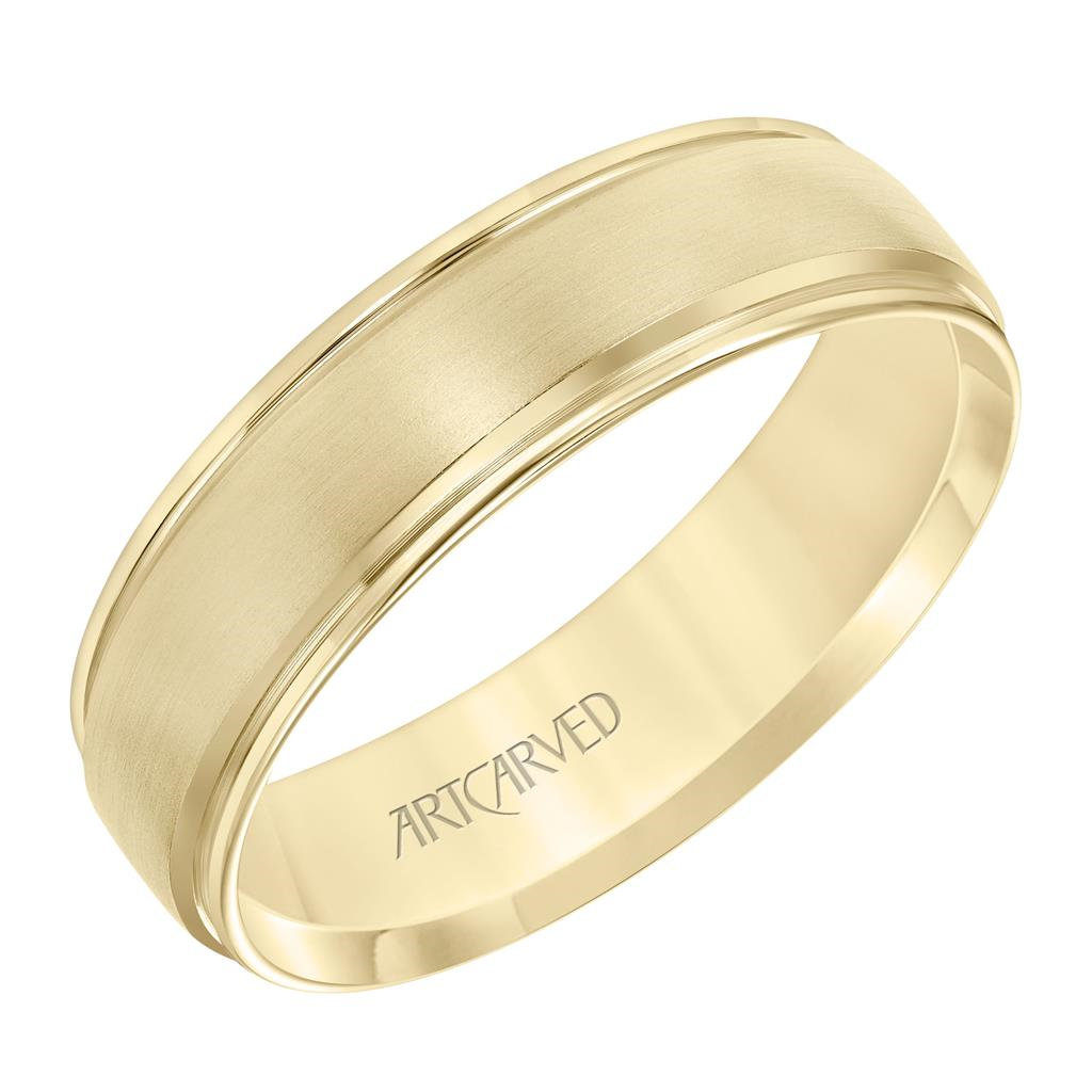 Artcarved 14kt Yellow Gold 6mm Ring