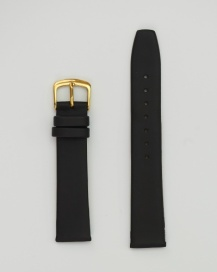 Hadley Roma Black Genuine Calfskin Watch Strap