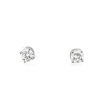 14kt White Gold Lab-Grown Diamond Stud Earrings (.62ct)