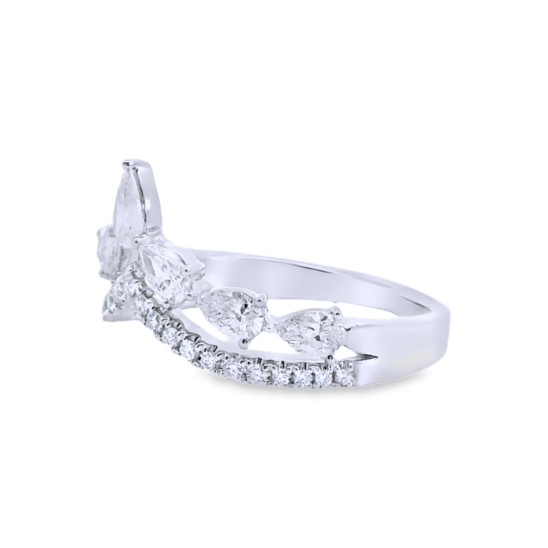 Diamond Wedding Bands  -  Women