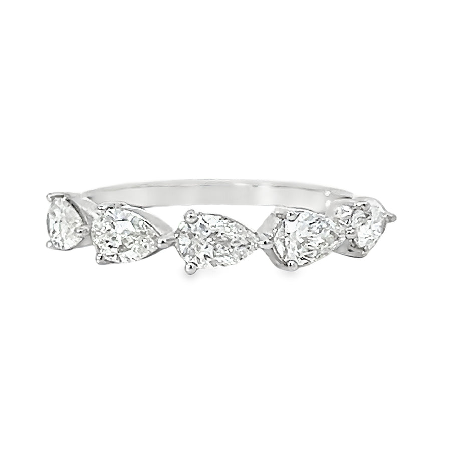 18kt White Gold Diamond Prong Set Ring (0.93ct)