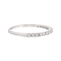 Diamond Wedding Bands  -  Women