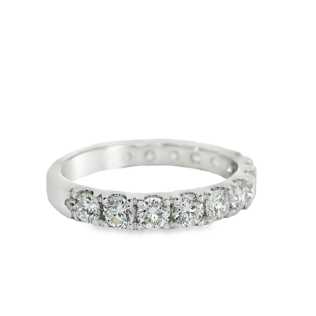 14kt White Gold Lab-Grown Round Diamond Wedding Ring (1.50ct)