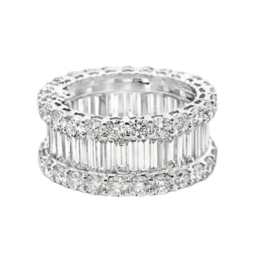 18kt White Gold Natural Diamond Eternity Ring (7.48ct)