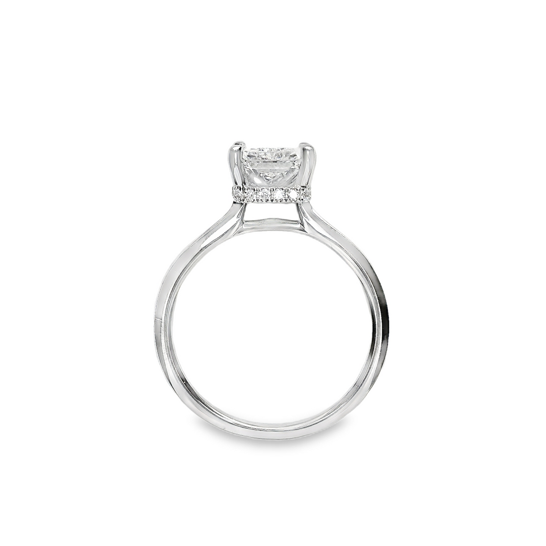 18kt White Gold Radiant Diamond Engagement Ring (2.12ct)