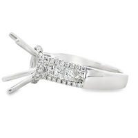 18kt White Gold Lab-Grown Round Diamond Engagement Ring (4.47ct)