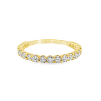 14kt Yellow Gold Lab-Grown Round Diamond Wedding Ring (.63ct)