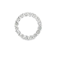 18kt White Gold Diamond Eternity Wedding Ring (3.42ct)