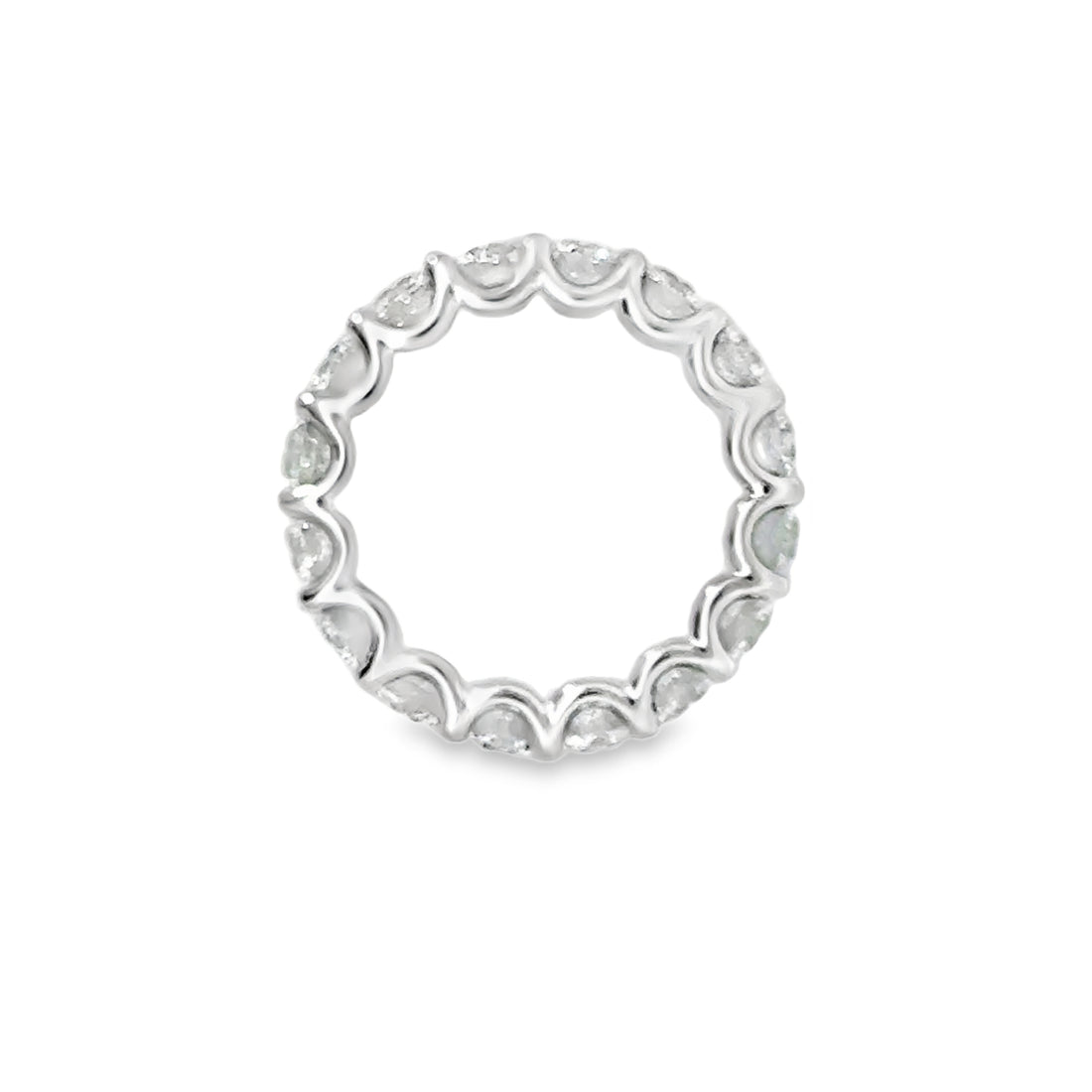 18kt White Gold Diamond Eternity Wedding Ring (4.04ct)