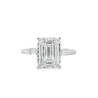 18K White Gold Lab-Grown Diamond Engagement Ring (3.00ct)