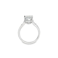 18K White Gold Lab-Grown Diamond Engagement Ring (3.00ct)