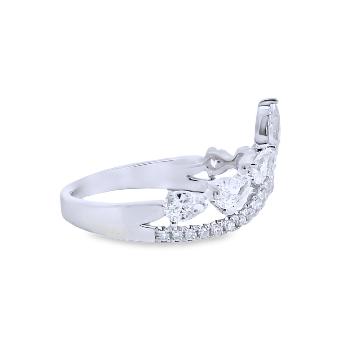 Diamond Wedding Bands  -  Women